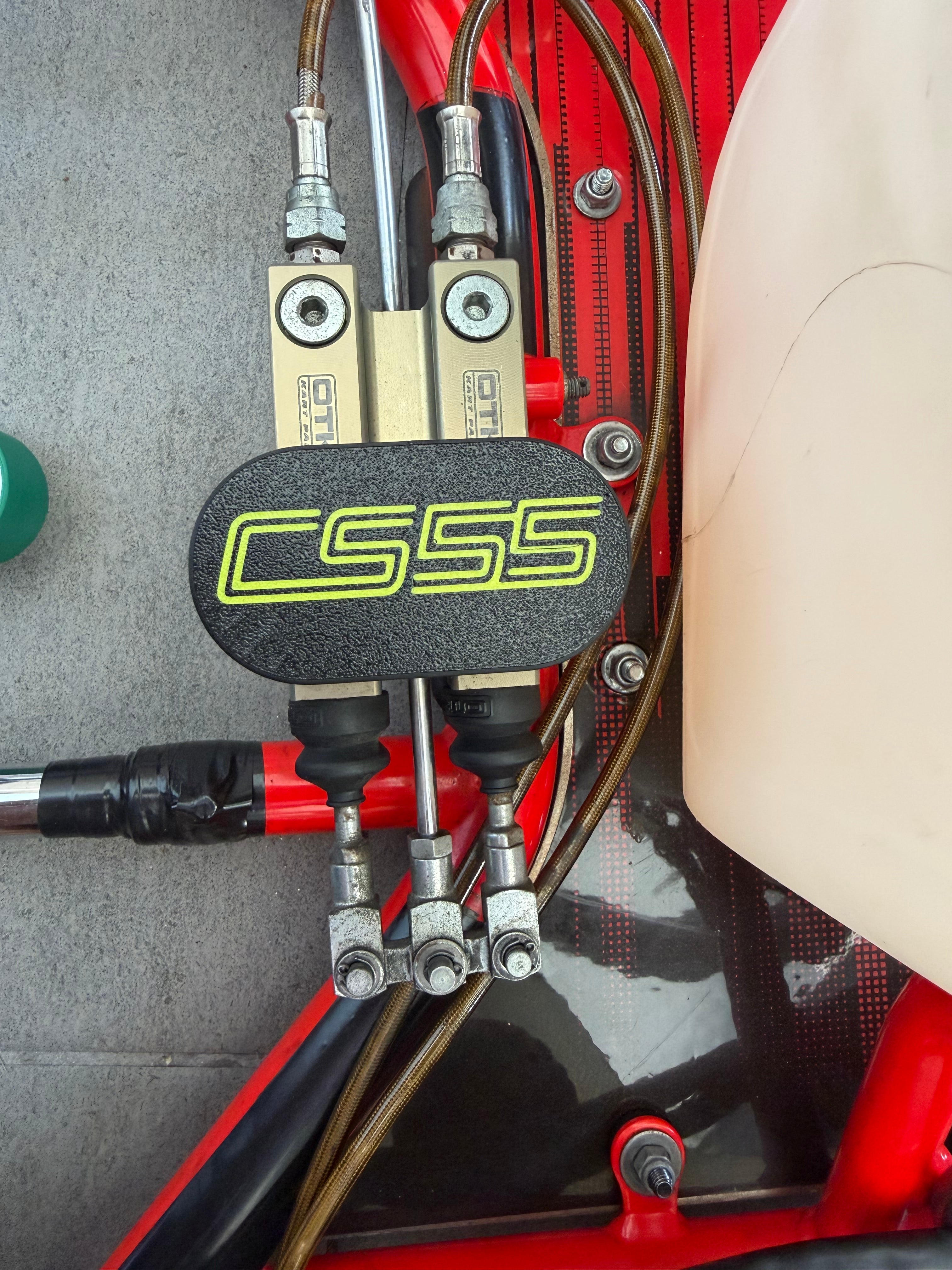 otk master cap brake cylinder with cs55 logo